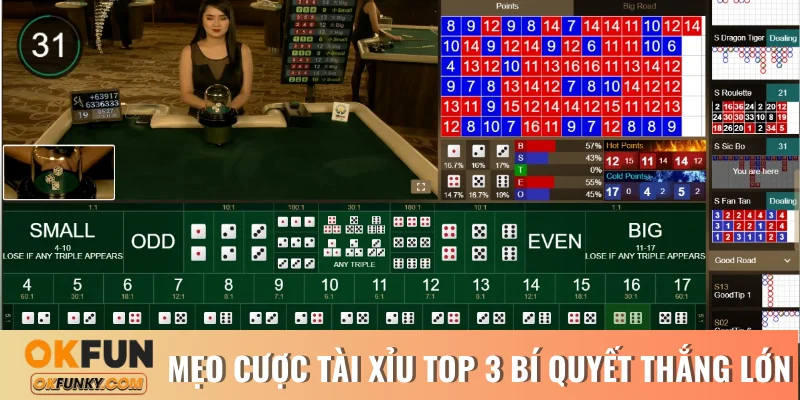 Mẹo Cược Tài Xỉu Top 3 Bí Quyết Thắng Lớn Từ Sòng Bài